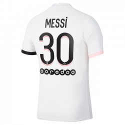Camisola Paris Saint-Germain Lionel Messi 30 Equipamento Segundo 2021-2022 Manga Curta